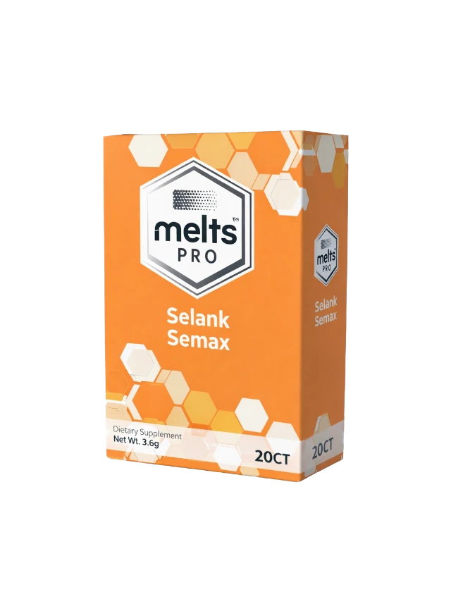 Pepstral Selank and Semax dissolving dissolving strips, pack of 20
