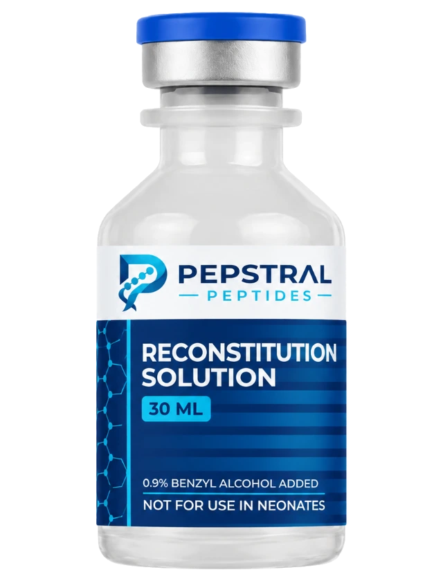 Pepstral reconstitution solution vial, 30 mL, 0.9% benzyl alcohol added, not for use in neonates