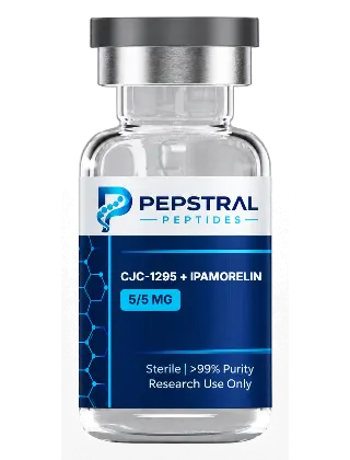 CJC-1295 + Ipamorelin 5/5 mg research peptide vial