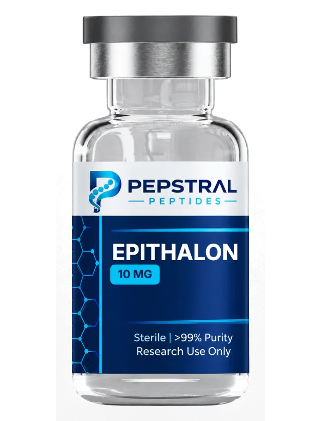 Epithalon 10 mg research peptide vial with lot EPIT10-0803 label
