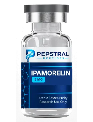 Ipamorelin 5 mg research peptide vial