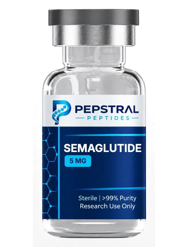 PEP-SMG-1 5 mg research peptide vial with lot SEMA5-0803 label