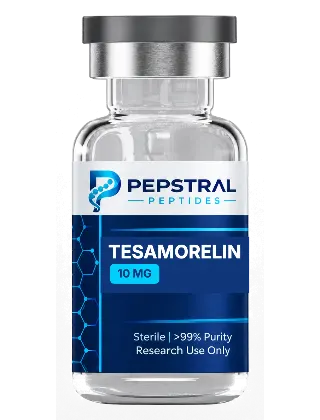 Tesamorelin 10 mg research peptide vial